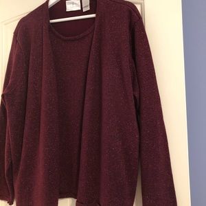 First 1 Issue Liz Claiborne Glitter Red Sparkle 2X